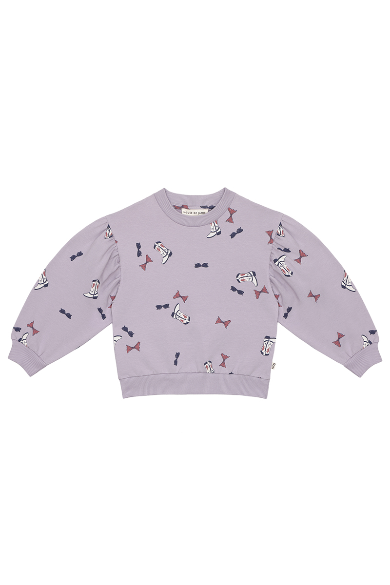 House Of Jamie Balloon sweater Paars-1 1