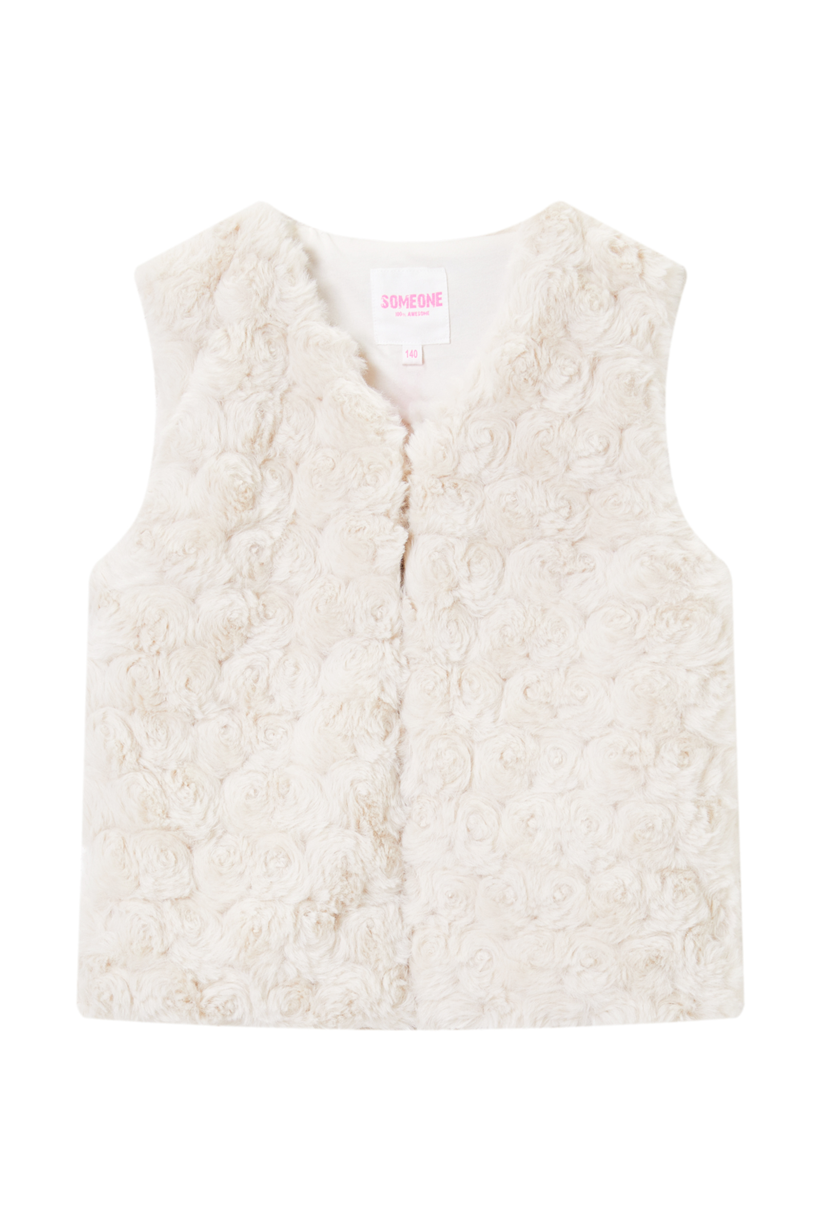 Meisjes gilet bruin