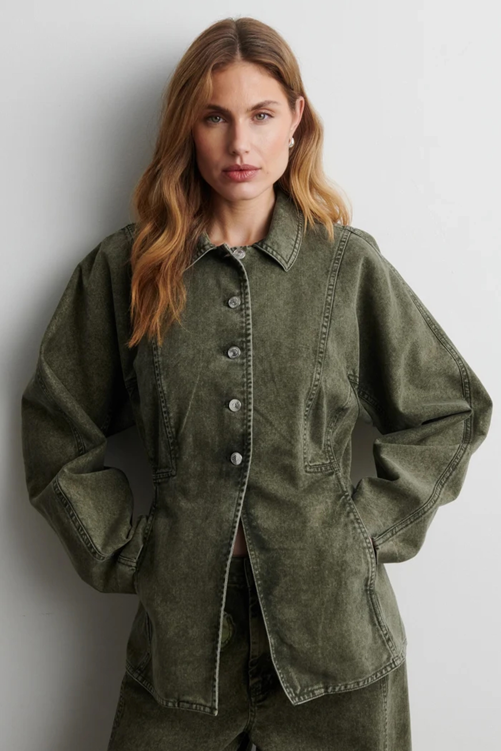 Dames blazer groen
