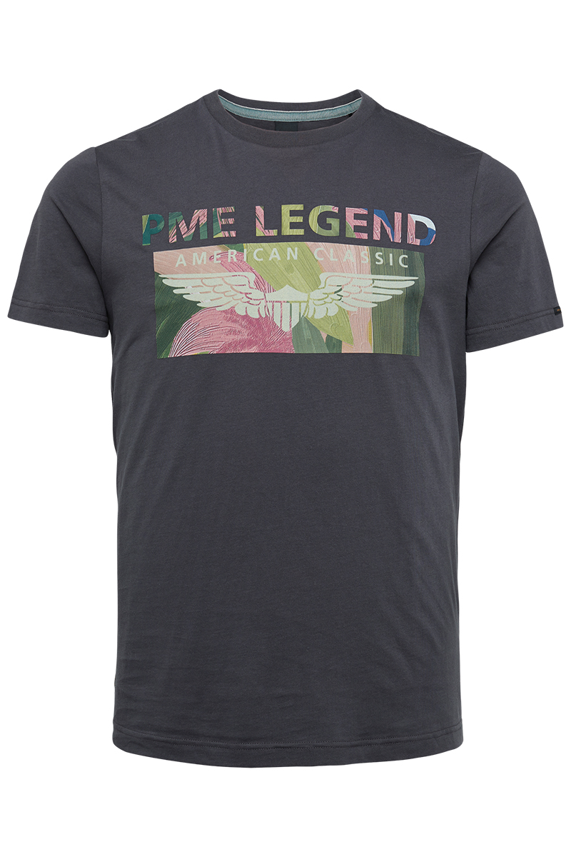 PME Legend Short sleeve r-neck Single Jersey Zwart-1 1