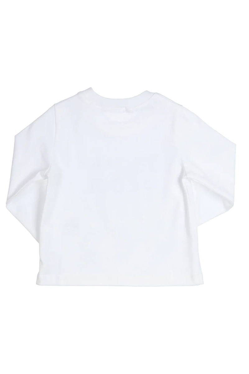 Baby t-shirt lange mouw wit