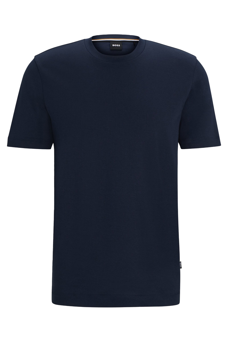 Heren t-shirt kortemouw blauw