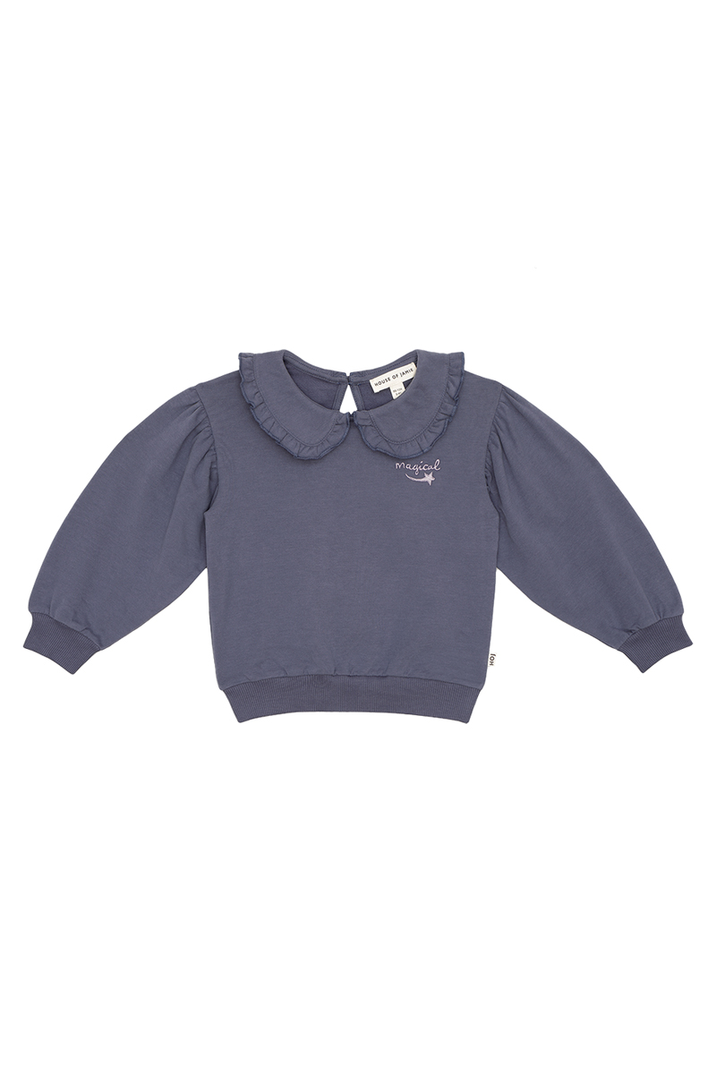 Meisjes sweater blauw