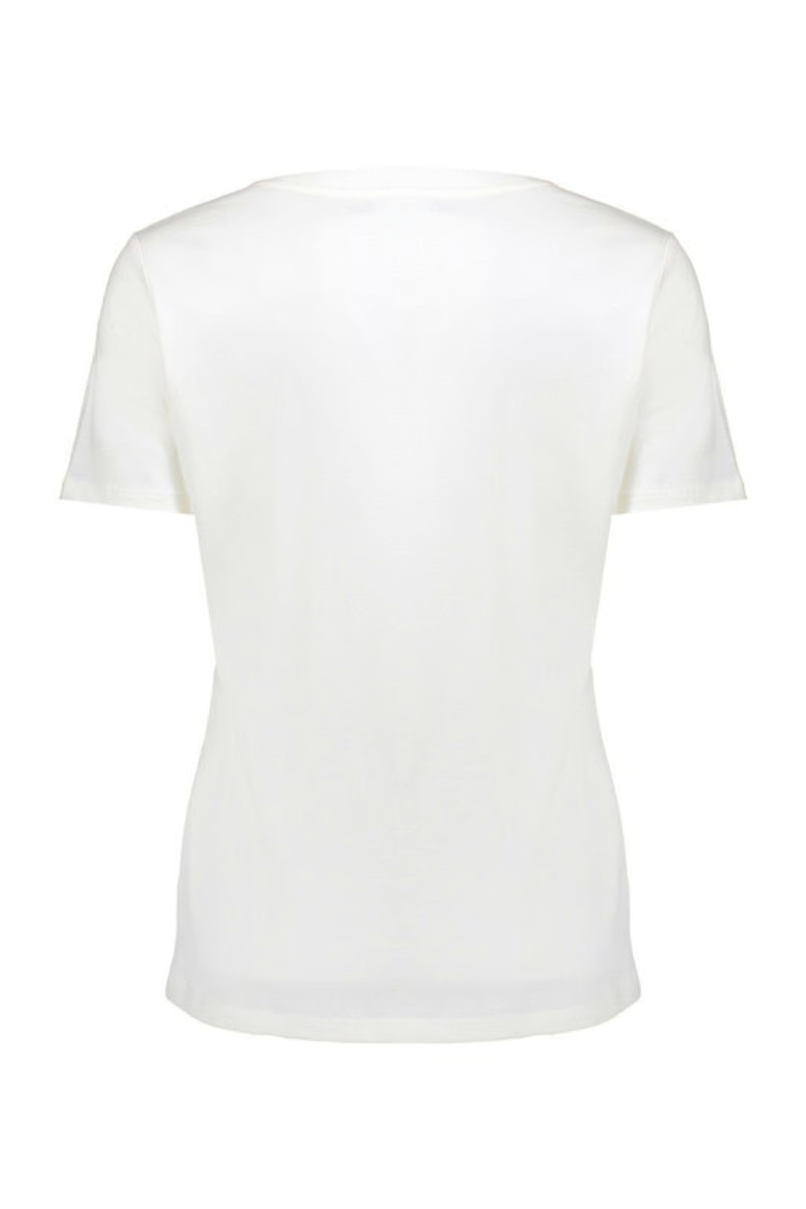 Dames t-shirt korte mouw ecru
