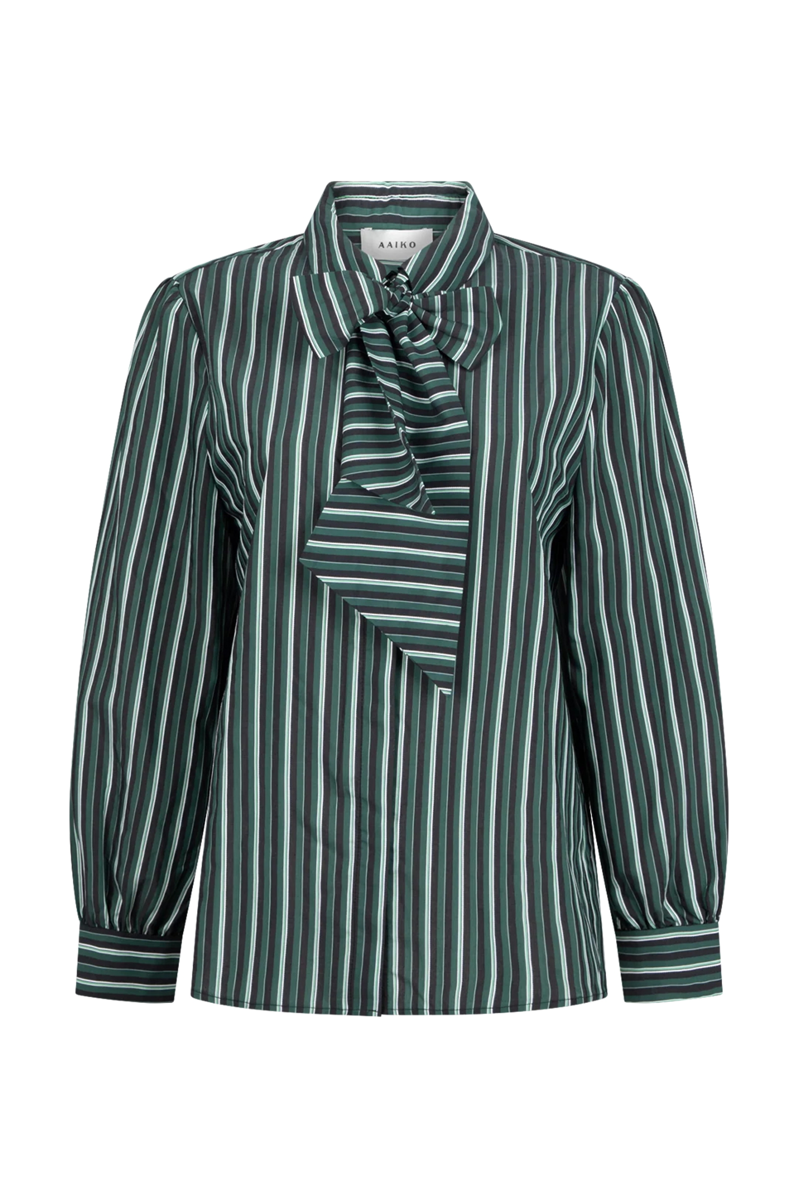 Dames blouse lange mouw groen