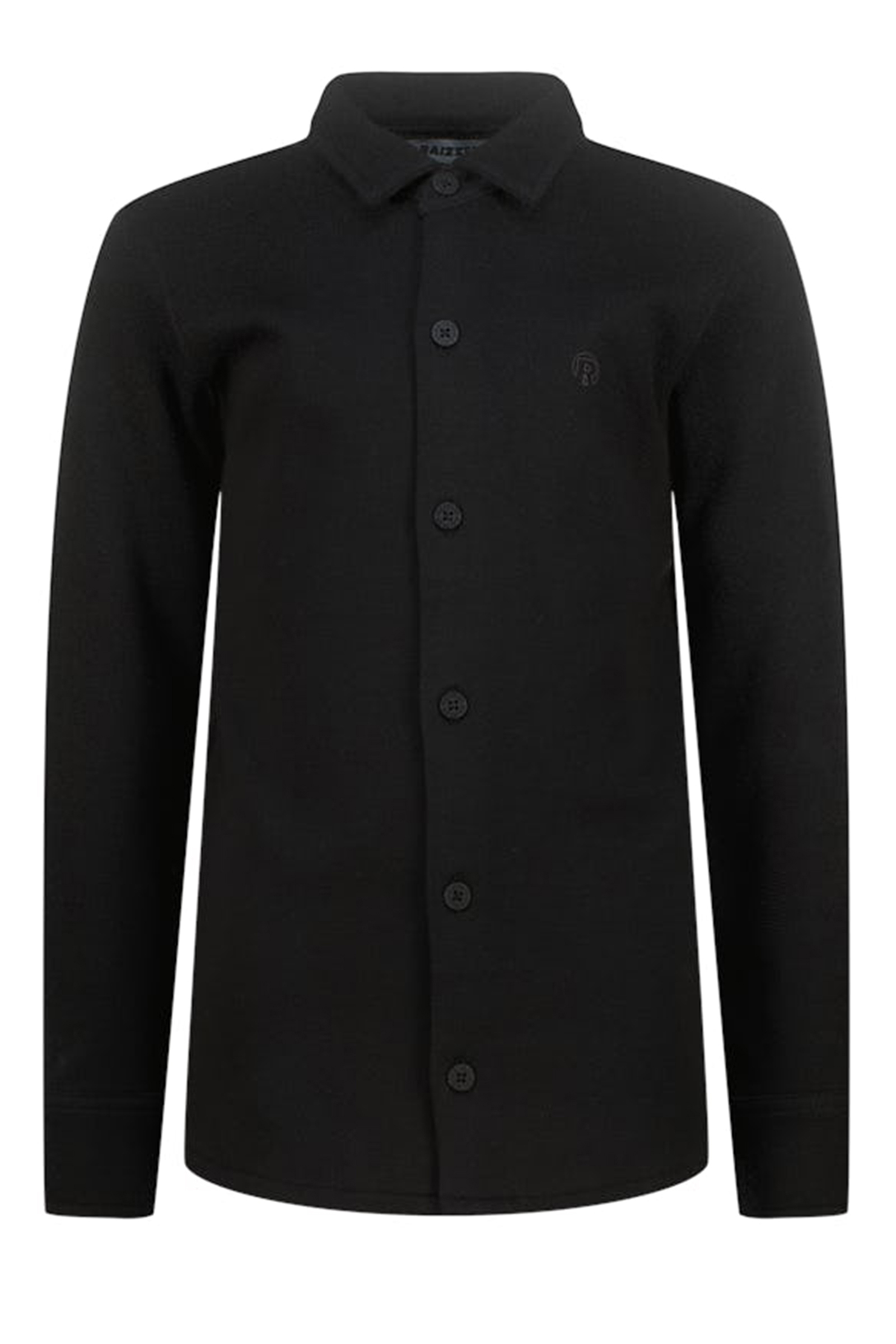 Jongens overhemd lange mouw zwart