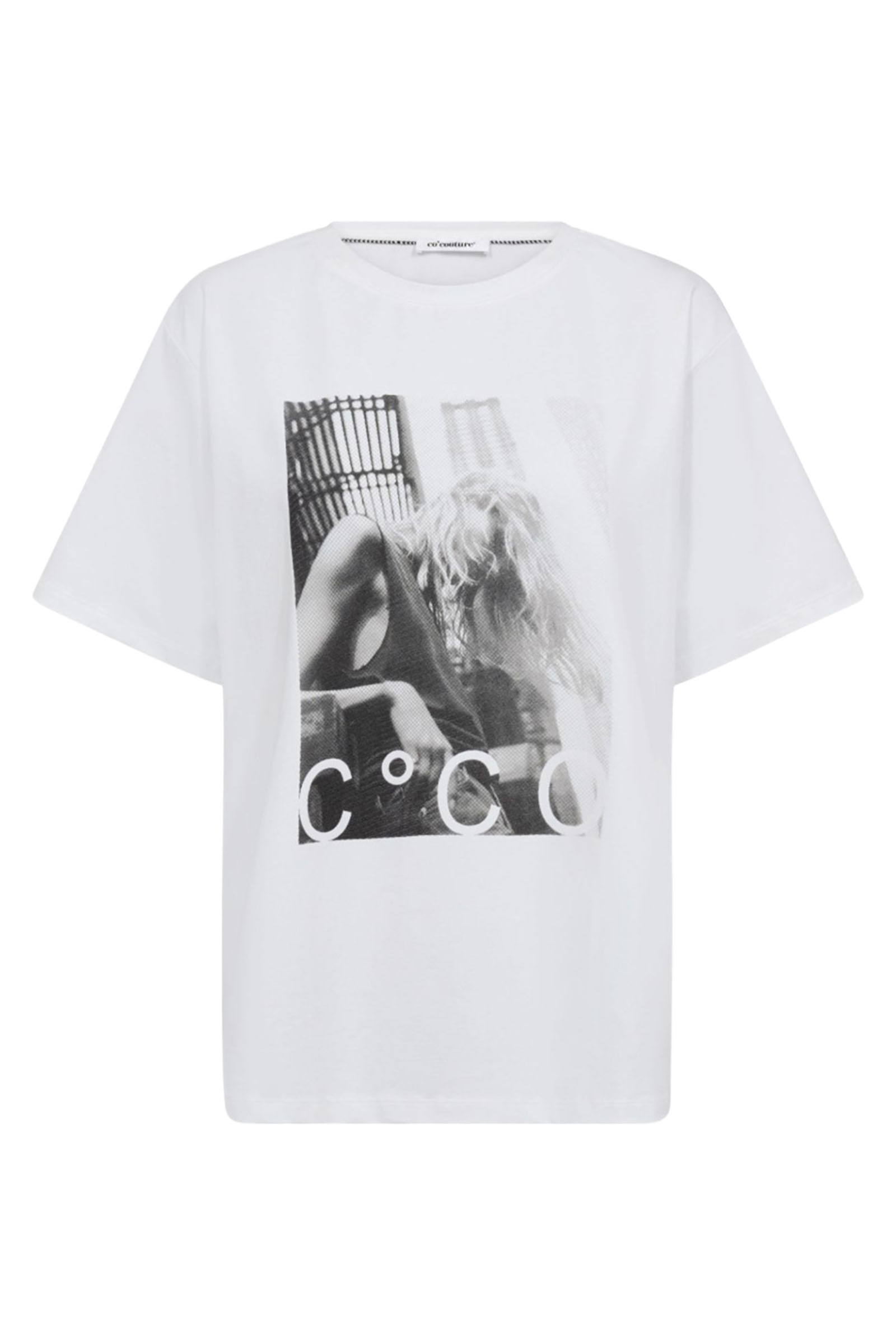 Dames t-shirt korte mouw wit