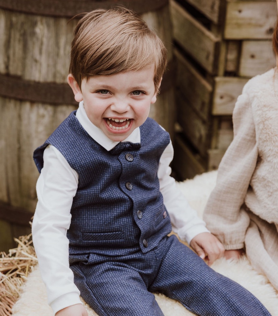 Baby blouse/overhemd wit