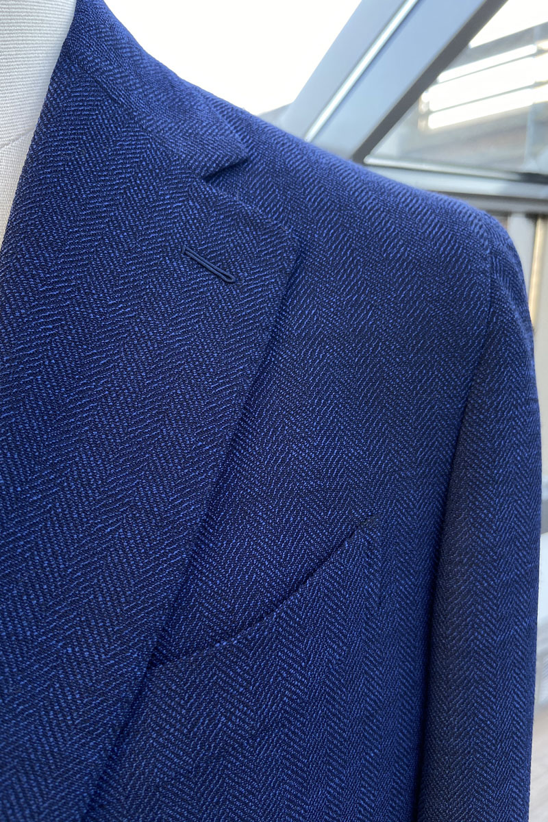 Heren colbert blauw
