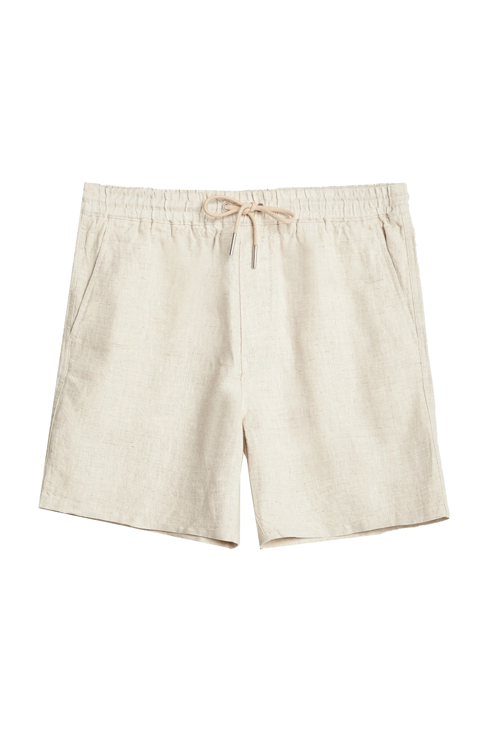 Heren short ecru