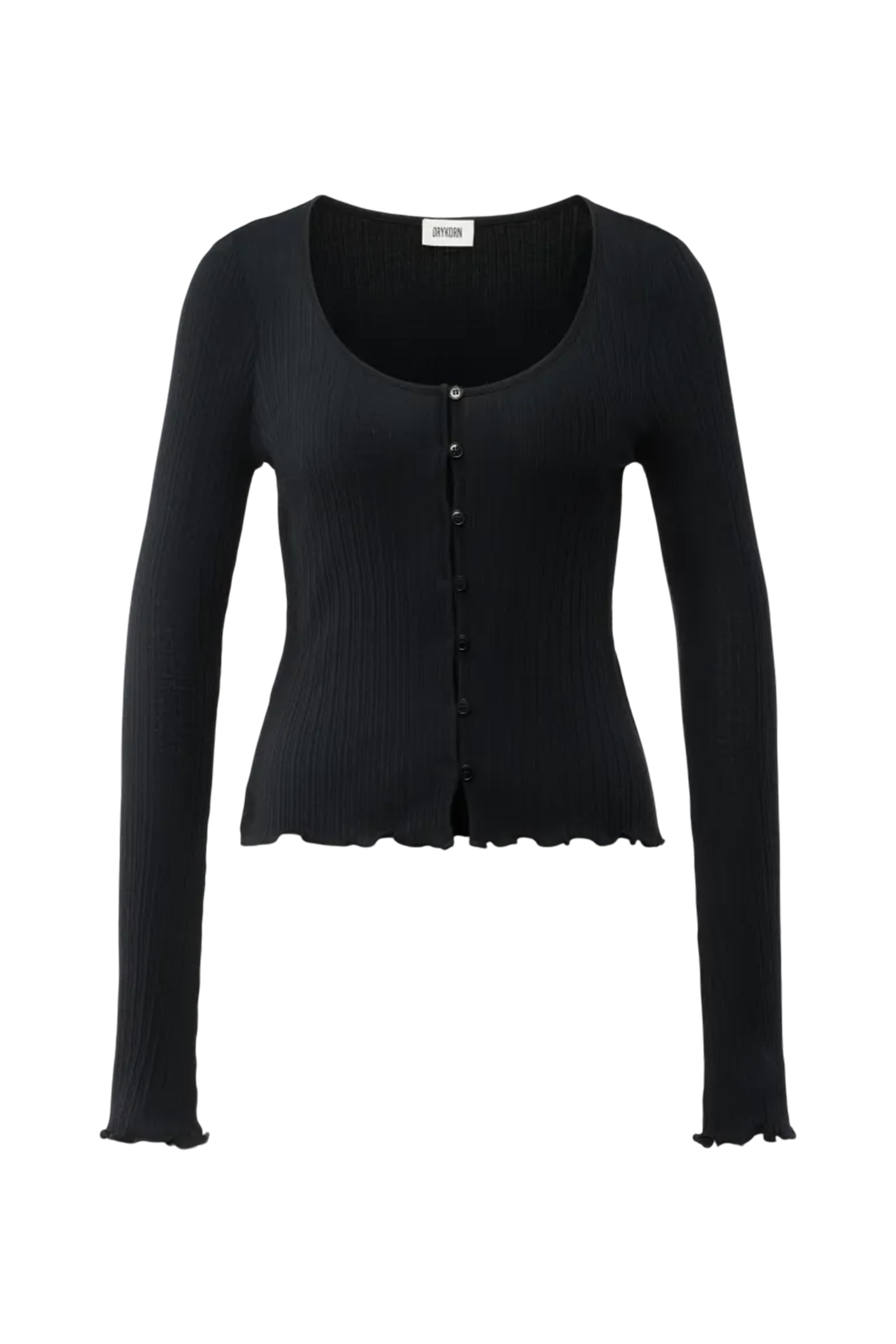 Dames t-shirt korte mouw zwart