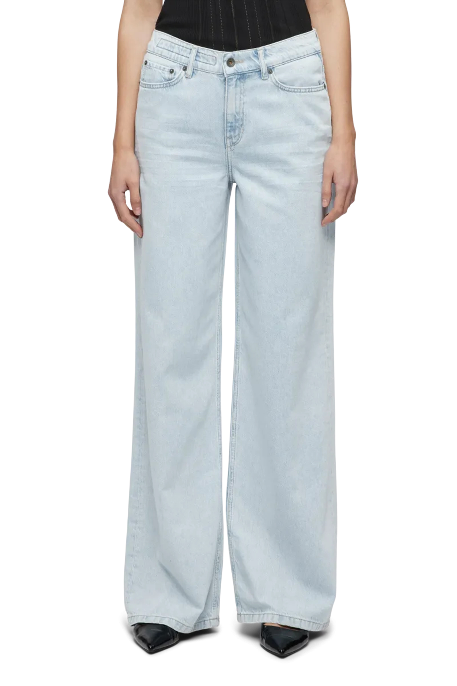 Dames broek blauw