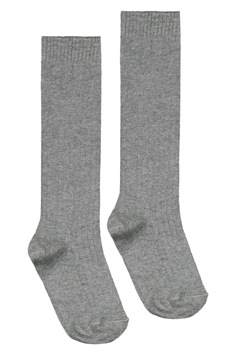 Gray Label long ribbed socks Grijs-1 1