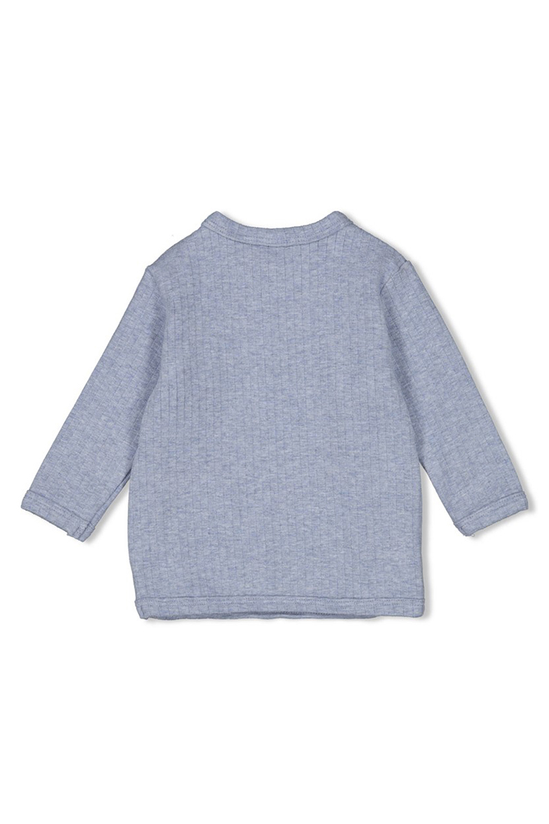 Baby t-shirt lange mouw blauw