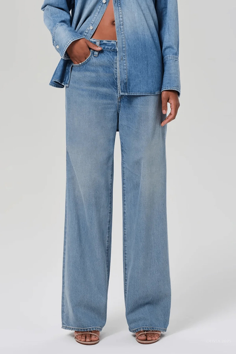 Dames jeans blauw