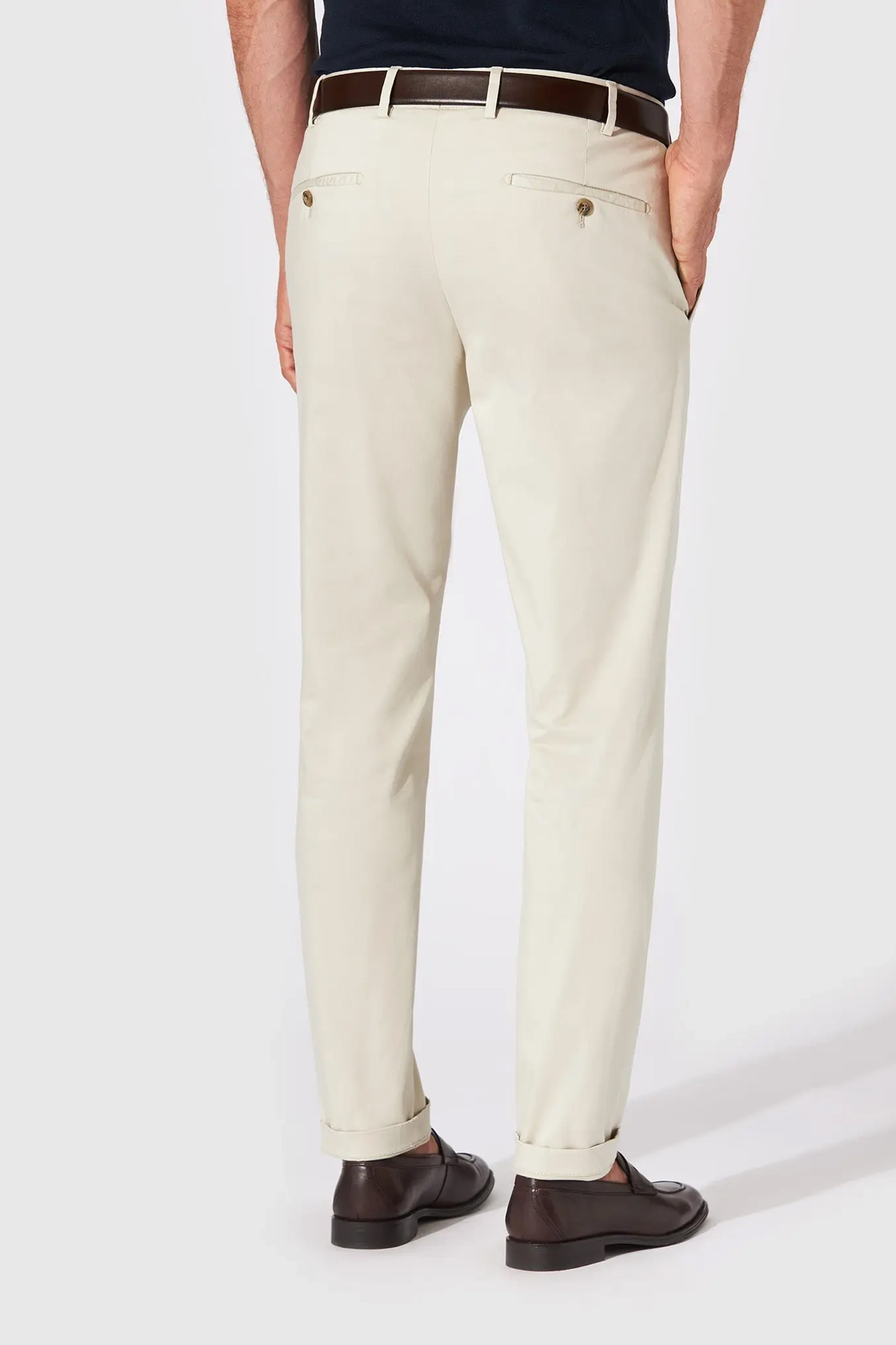 Hiltl H-Hose Baumwolle lang hellbeige 3