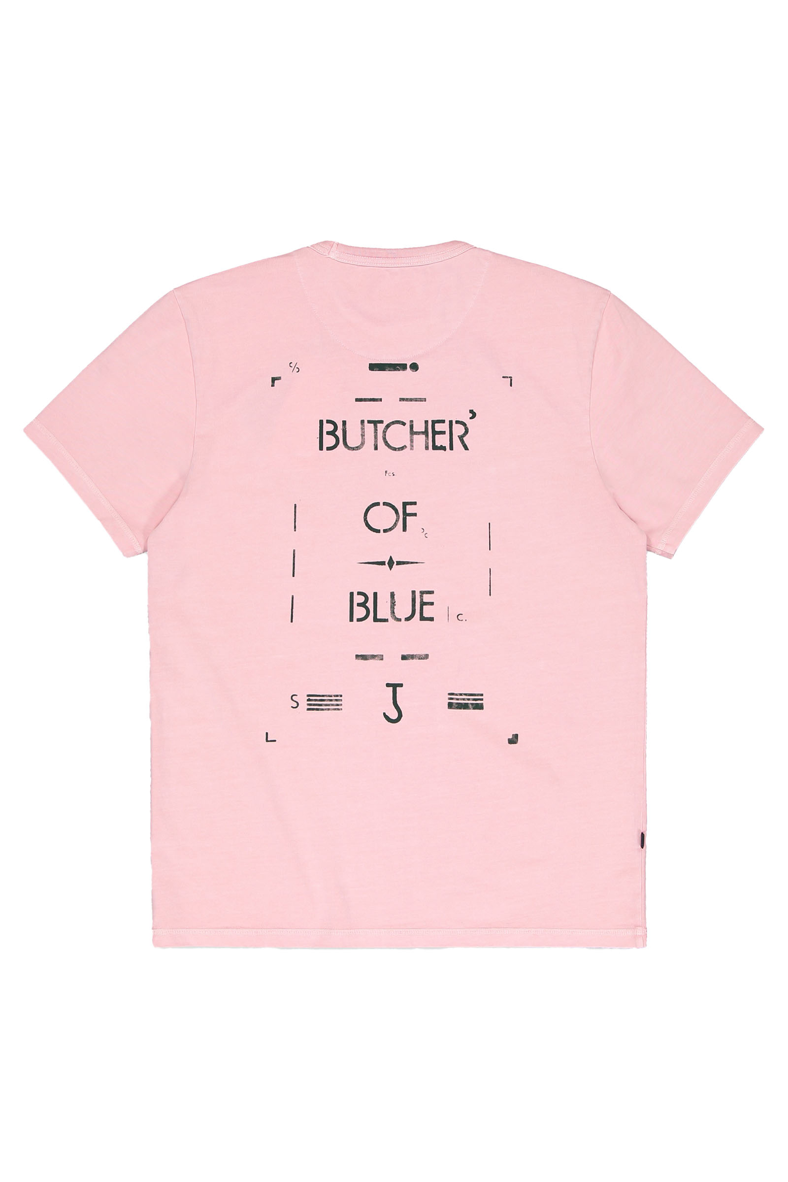 Butcher of Blue Army Stencil Tee Rood-1 4