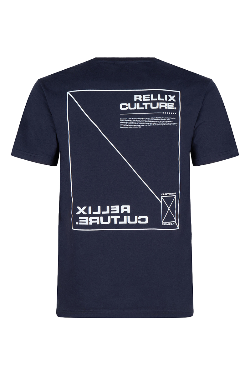 Rellix Tshirt rellix culture badge Blauw-1 2
