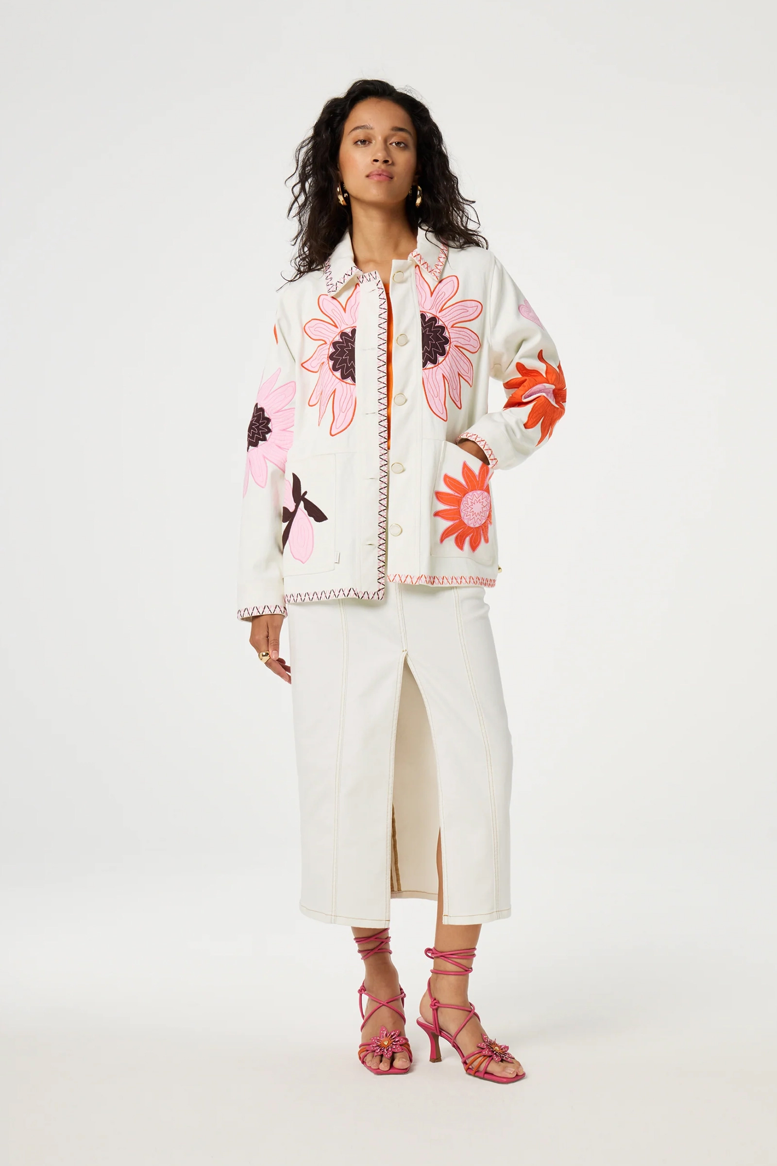 Dames blazer wit
