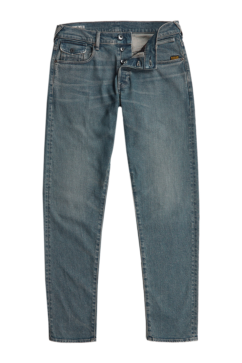 G-Star Morry FWD Regular Tapered Blauw-1 1