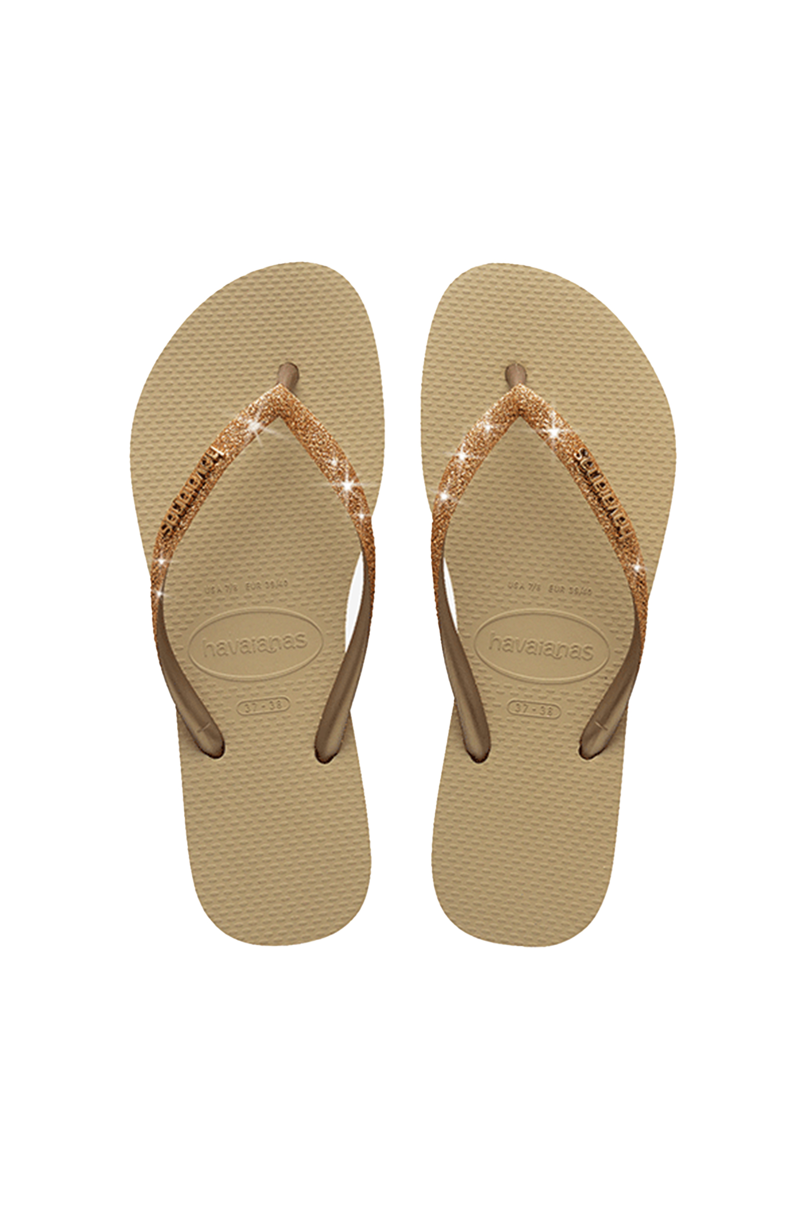 Havaianas HAVAIANAS SLIM GLITTER II Goud-2 2