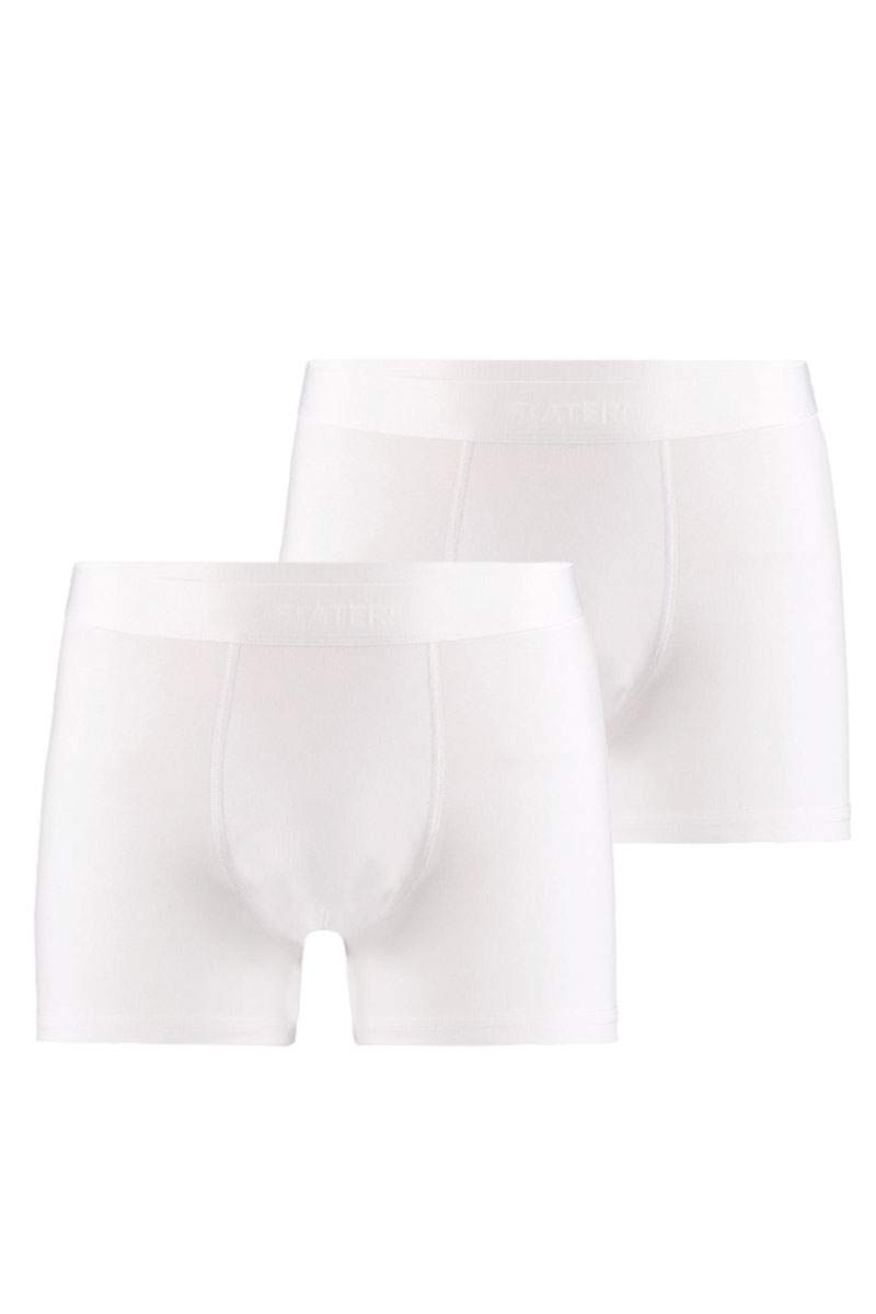 Slater BAMBOO 2-pack boxer short Wit-1 1