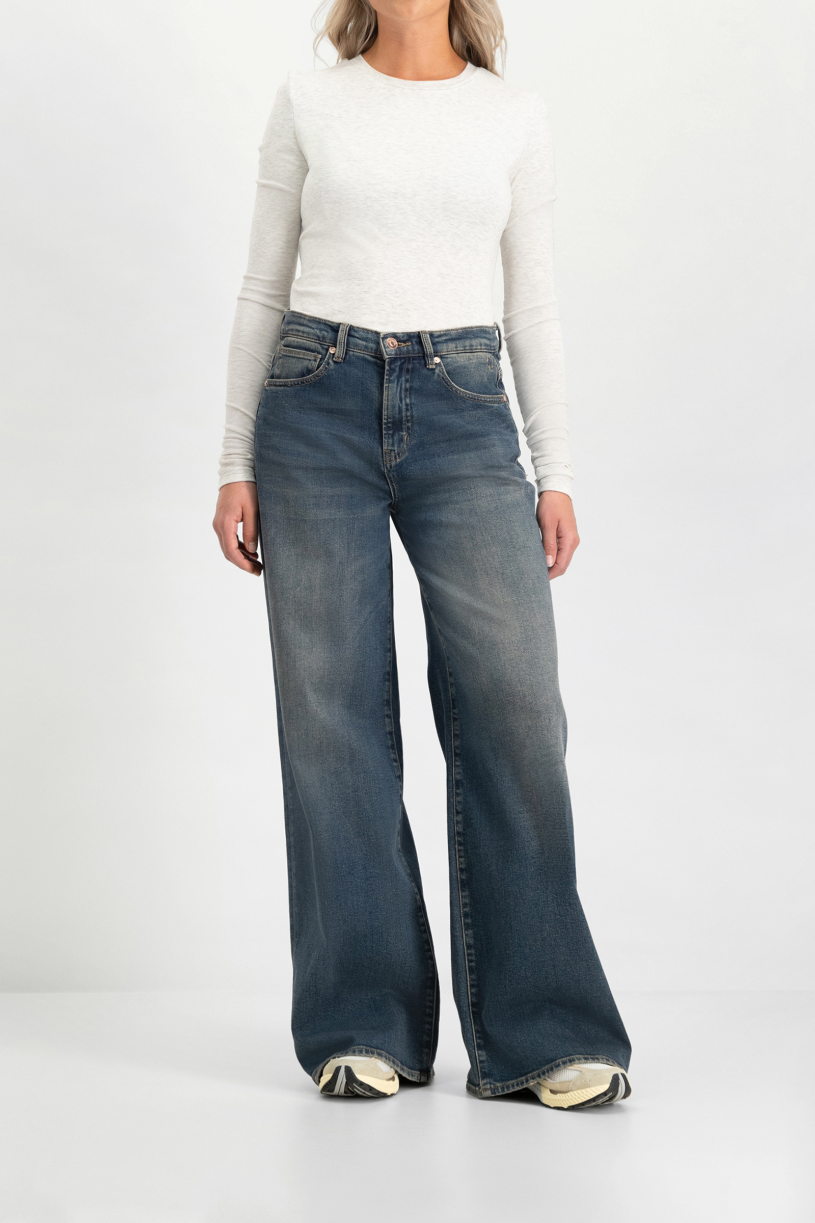 Dames jeans blauw
