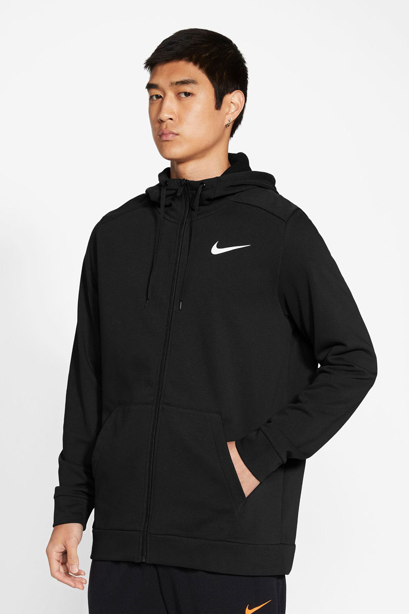 Fitness heren hoodie zwart