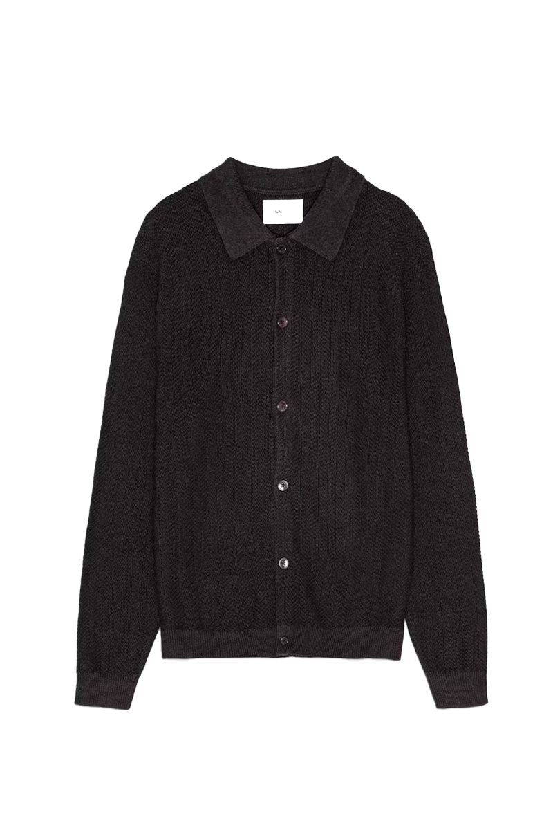 Heren vest bruin