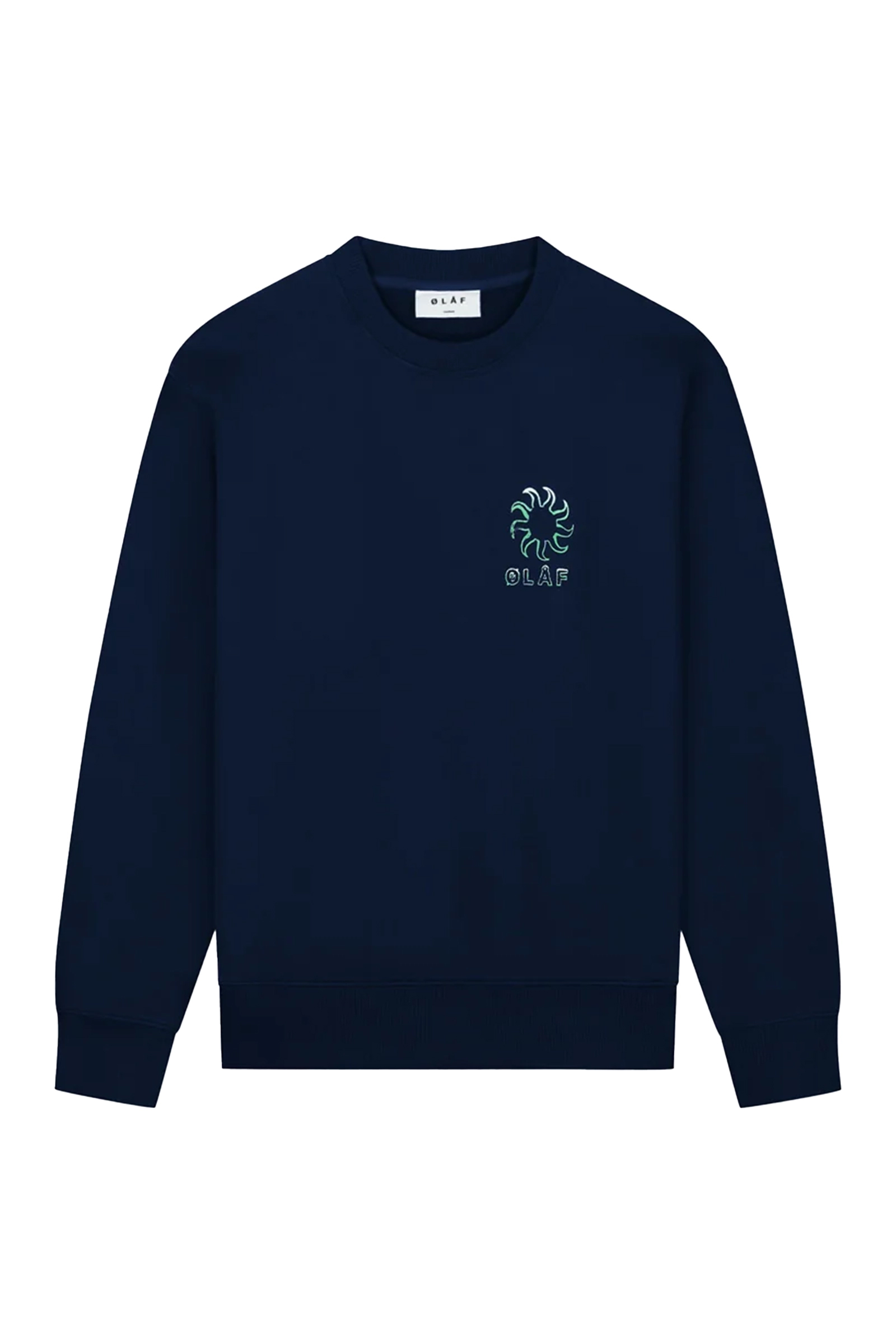 Heren sweater blauw