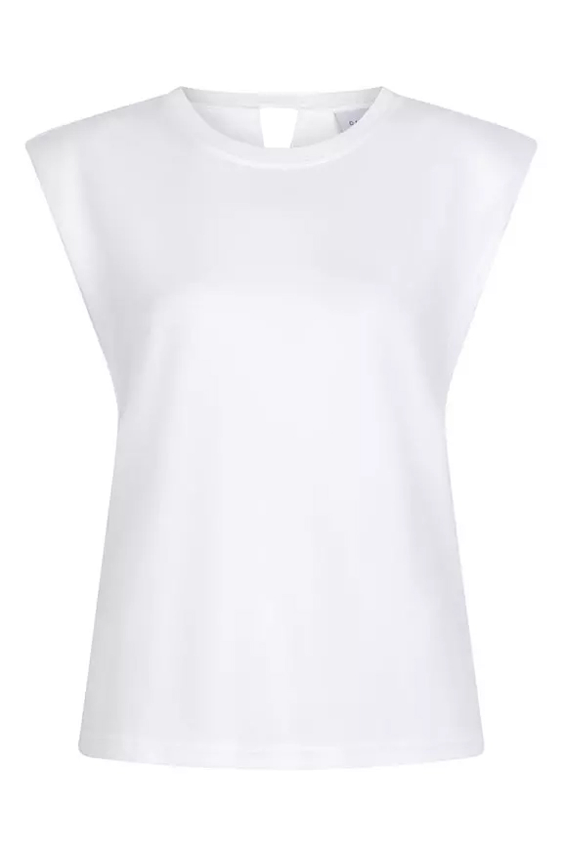 Dames t-shirt korte mouw wit