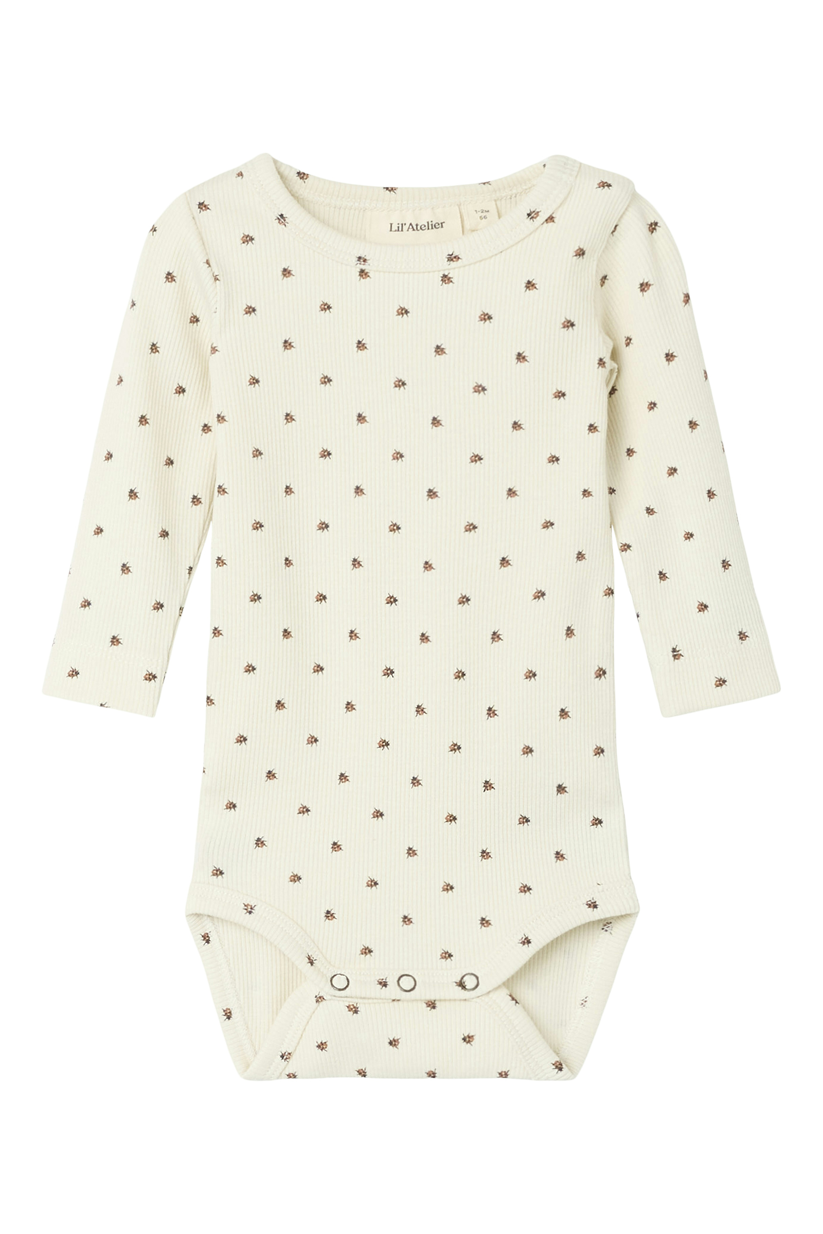 LIL' ATELIER NBNLAGO KIM LS SLIM BODY LIL NOOS 249496001-Turtledove/BERRY 1