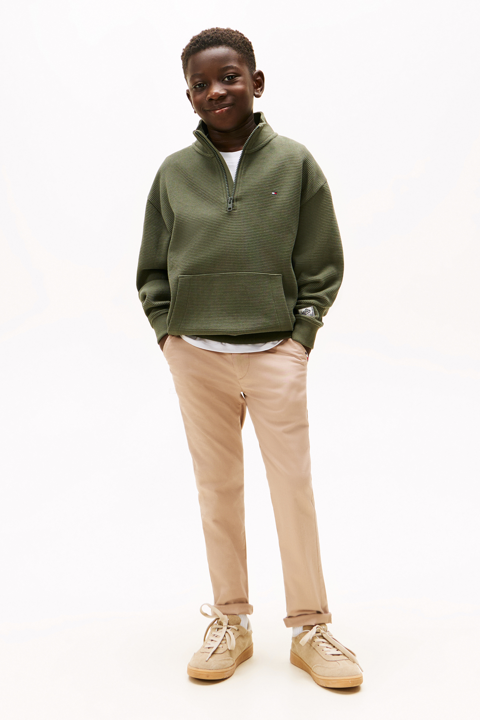 Jongens sweater groen