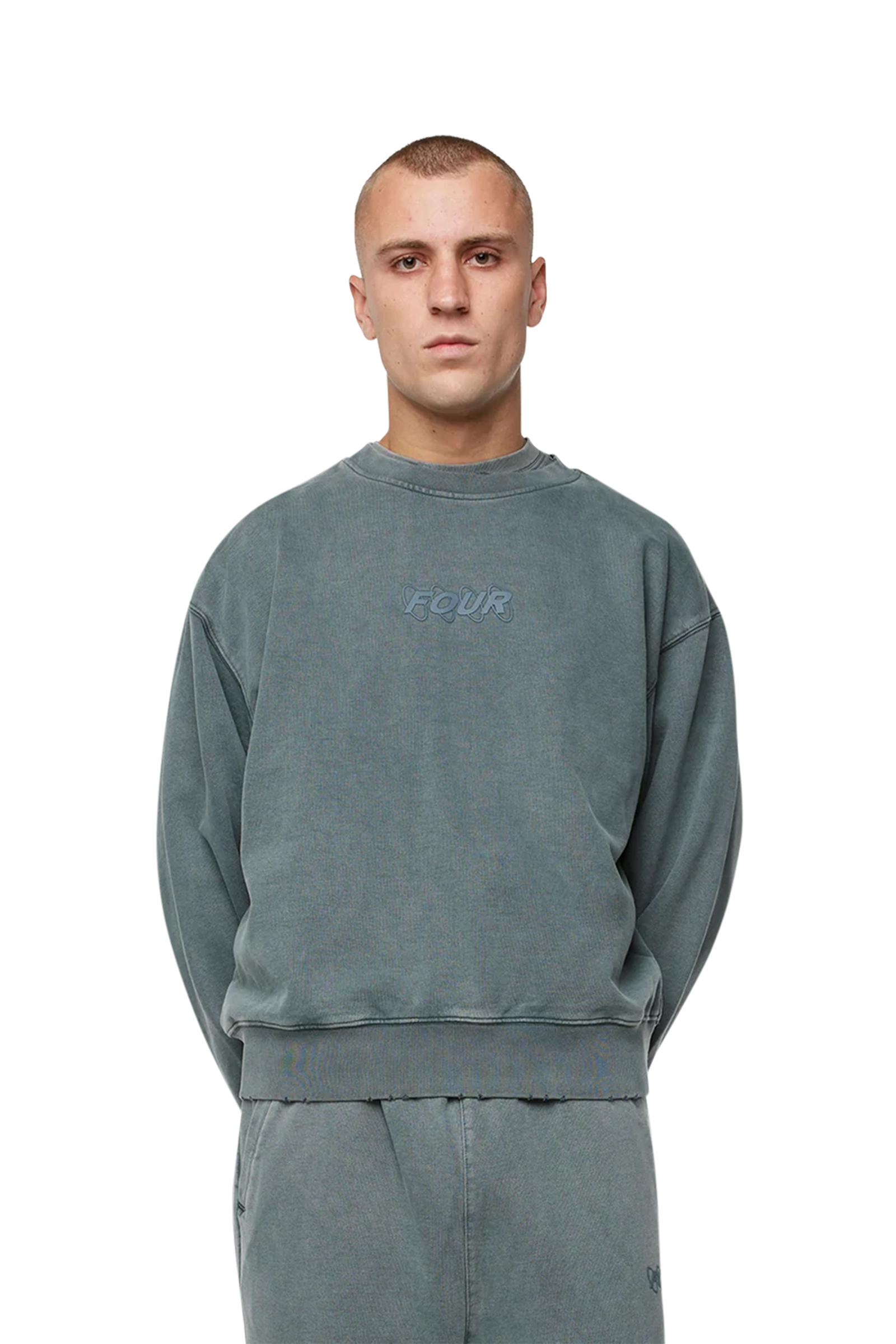 Heren sweater groen