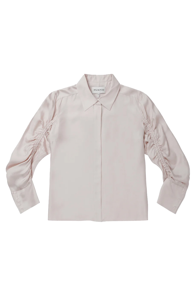 Dames blouse lange mouw ecru