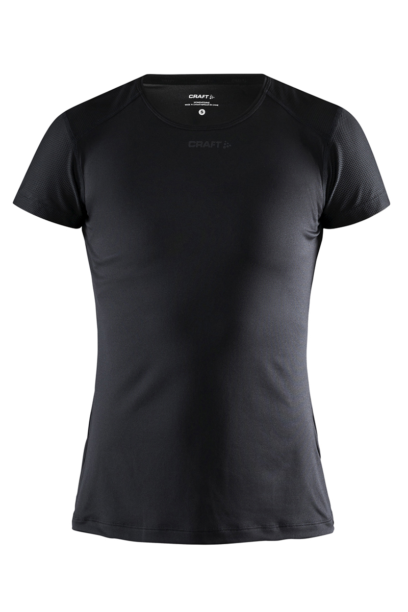 Craft ADV ESSENSE SS SLIM TEE W Zwart-1 1