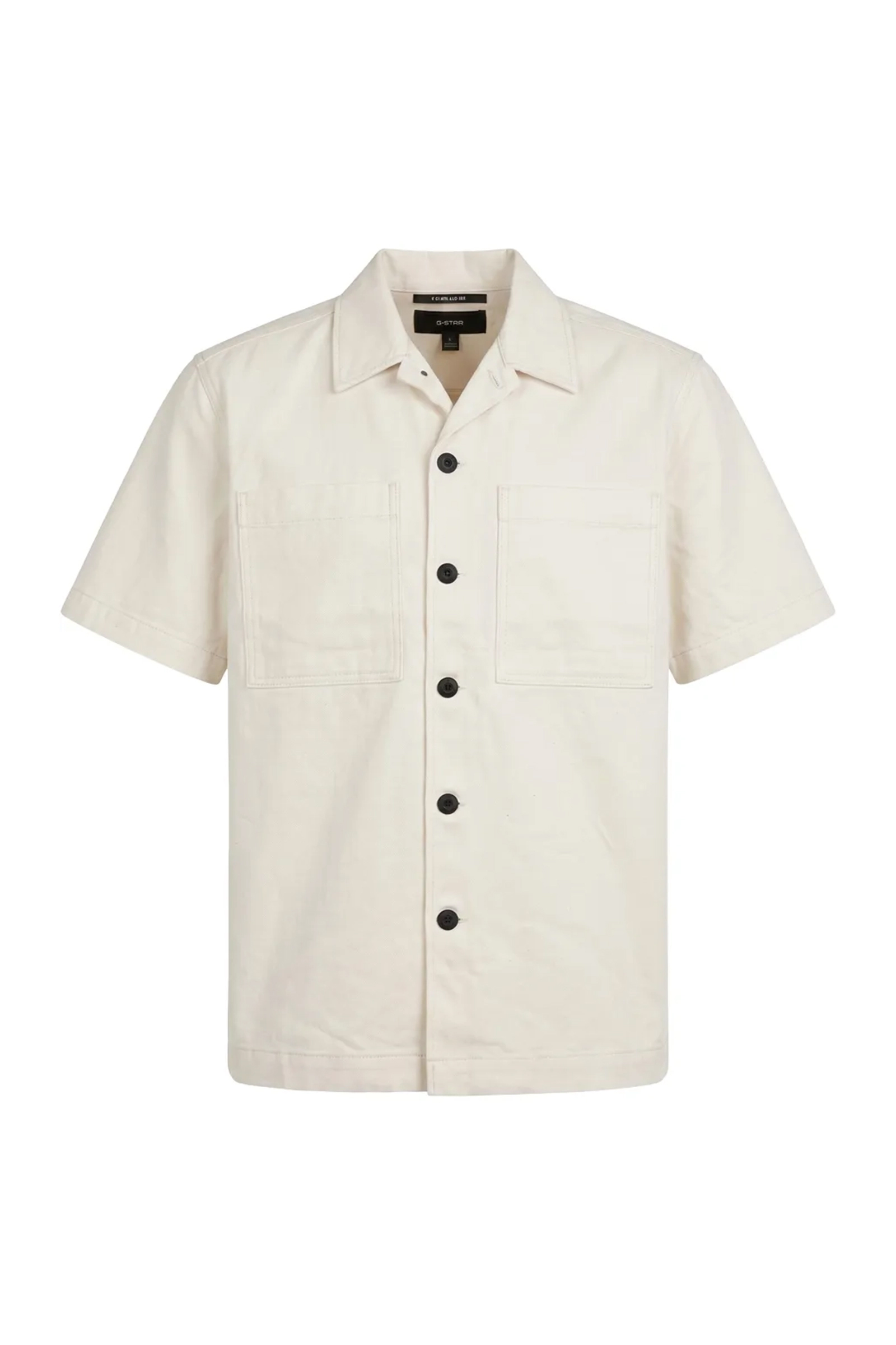 Heren overhemd km casual ecru
