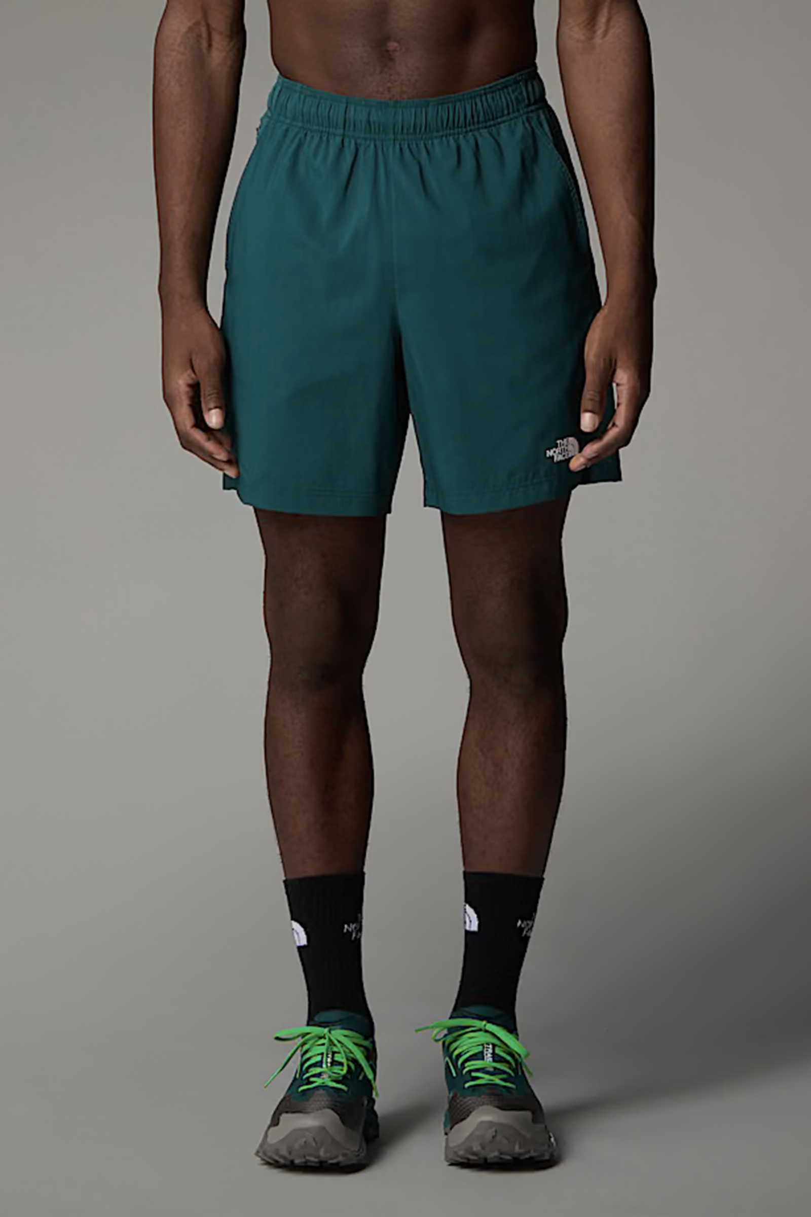 Fitness heren short groen
