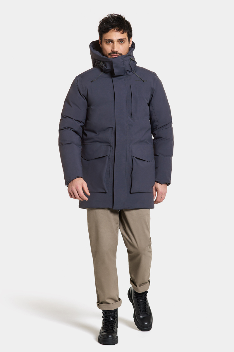 Casual heren jas blauw