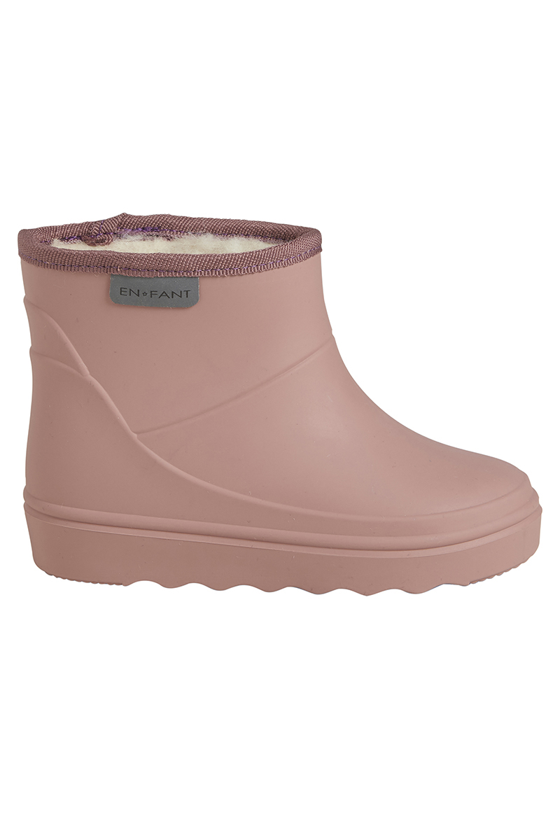 EN FANT thermo boots short solid Rose-1 2