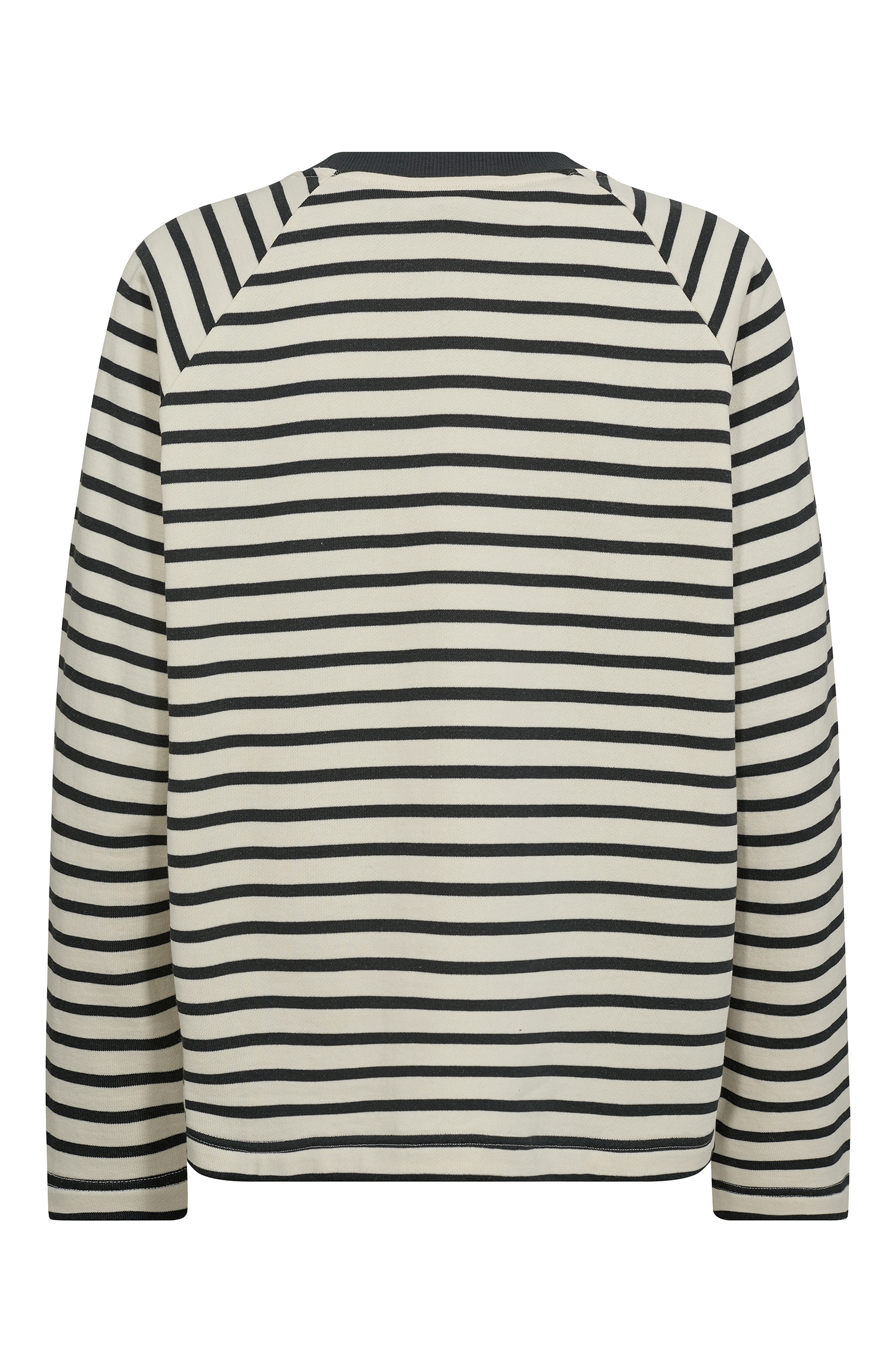 Dames t-shirt lange mouw grijs