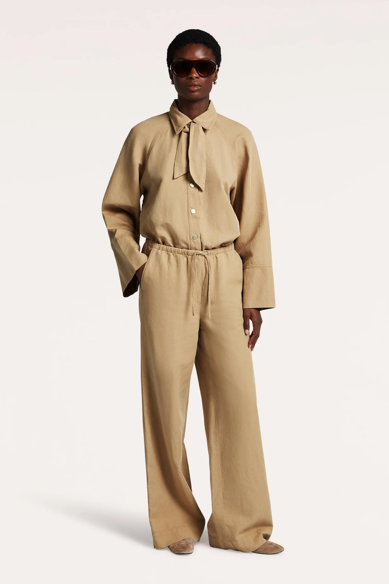 Dames broek bruin