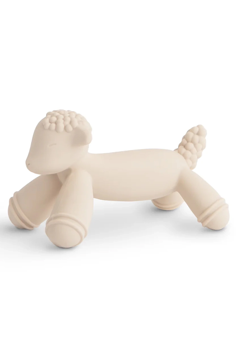 Mushie Figurine teethers- lamb Ecru-1 1
