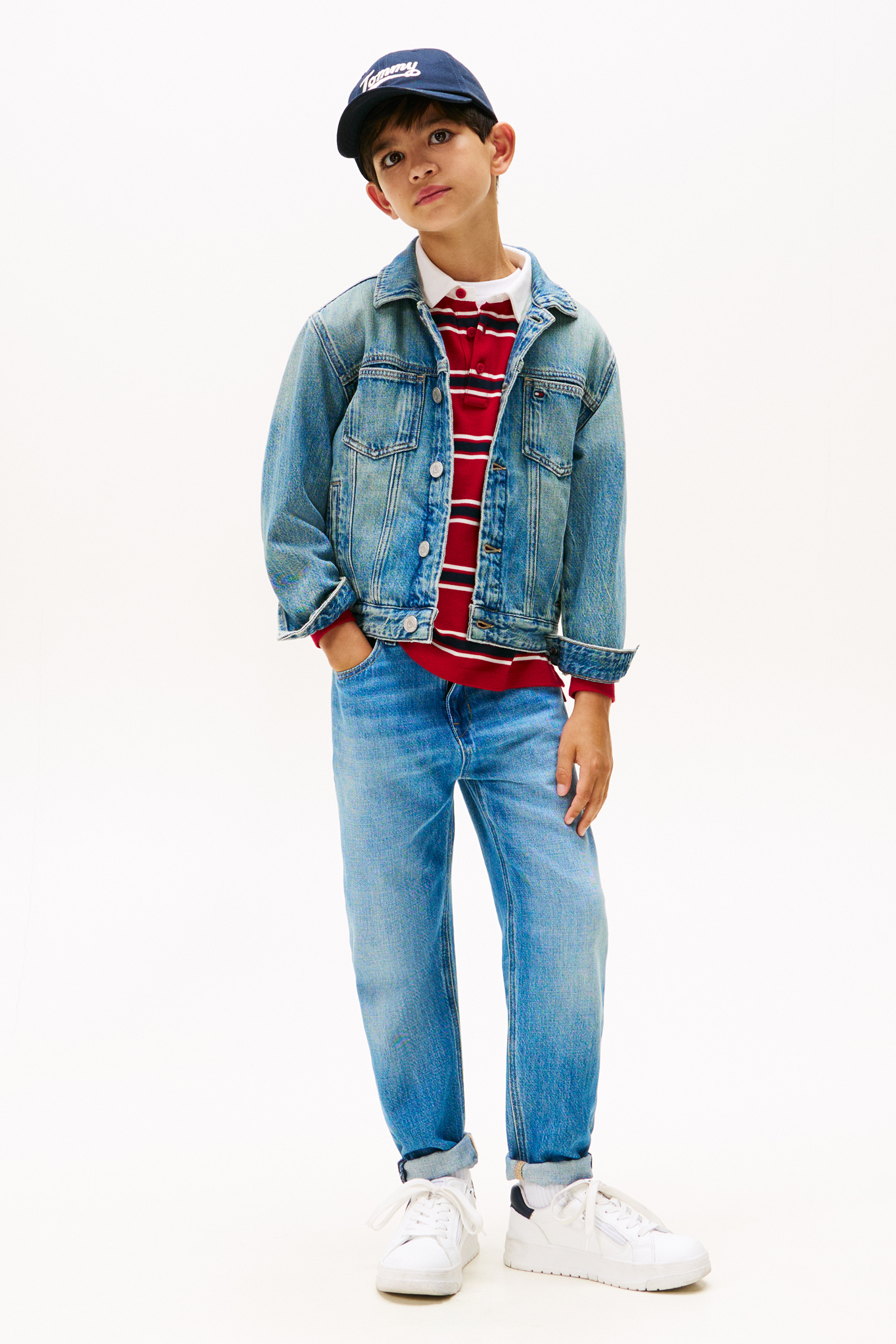 Jongens jeans jack blauw