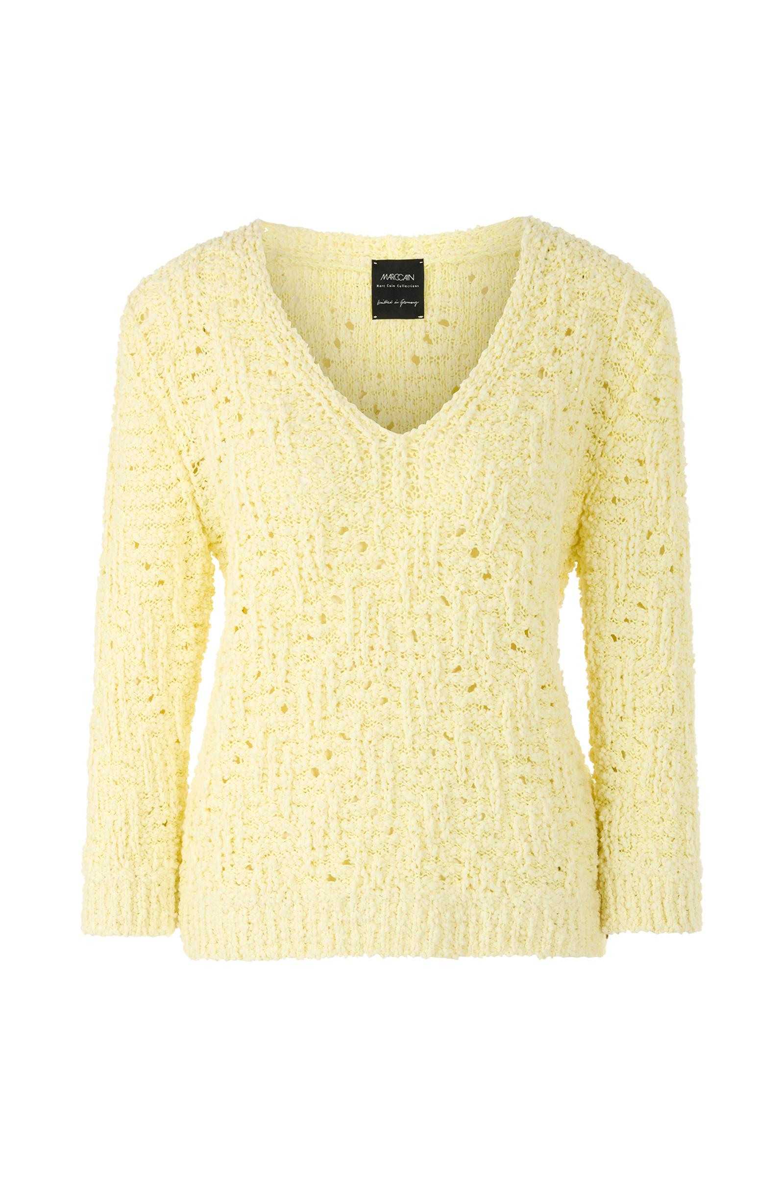 Dames twinset geel