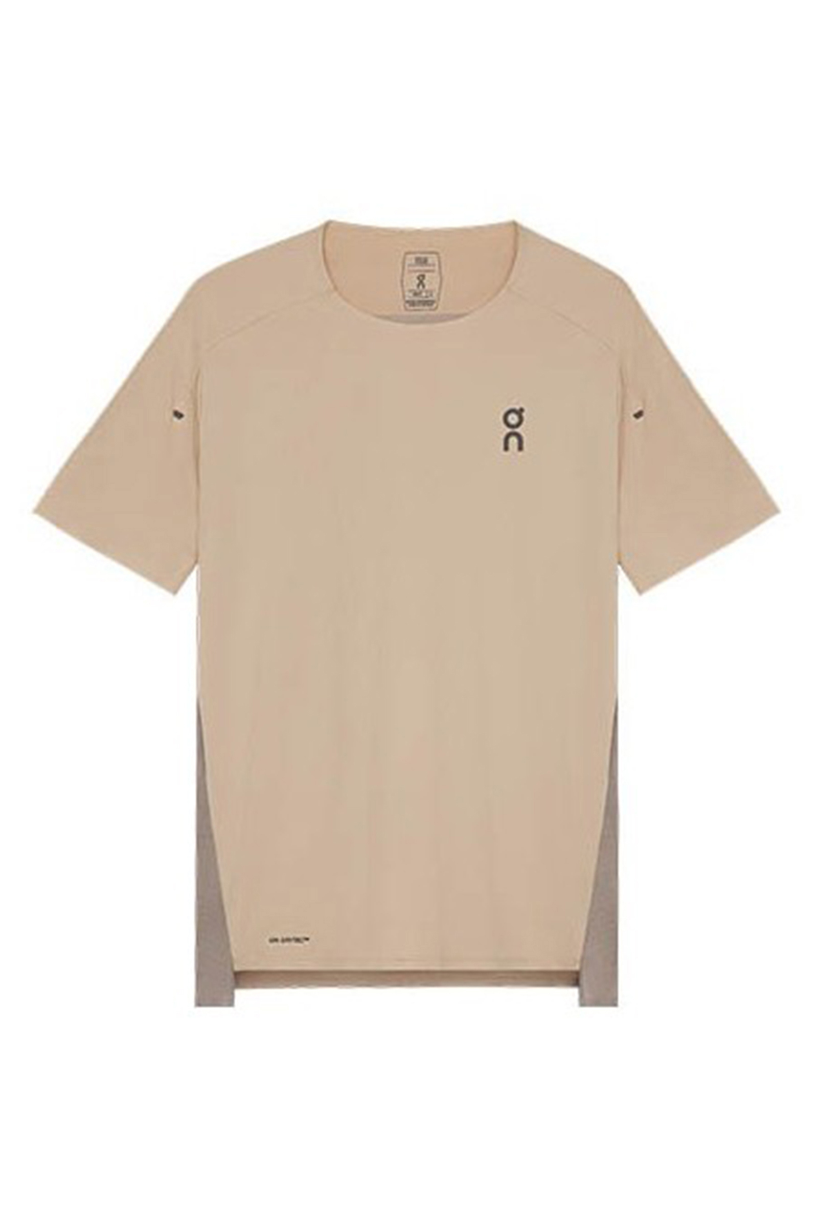 Running heren t-shirt km bruin