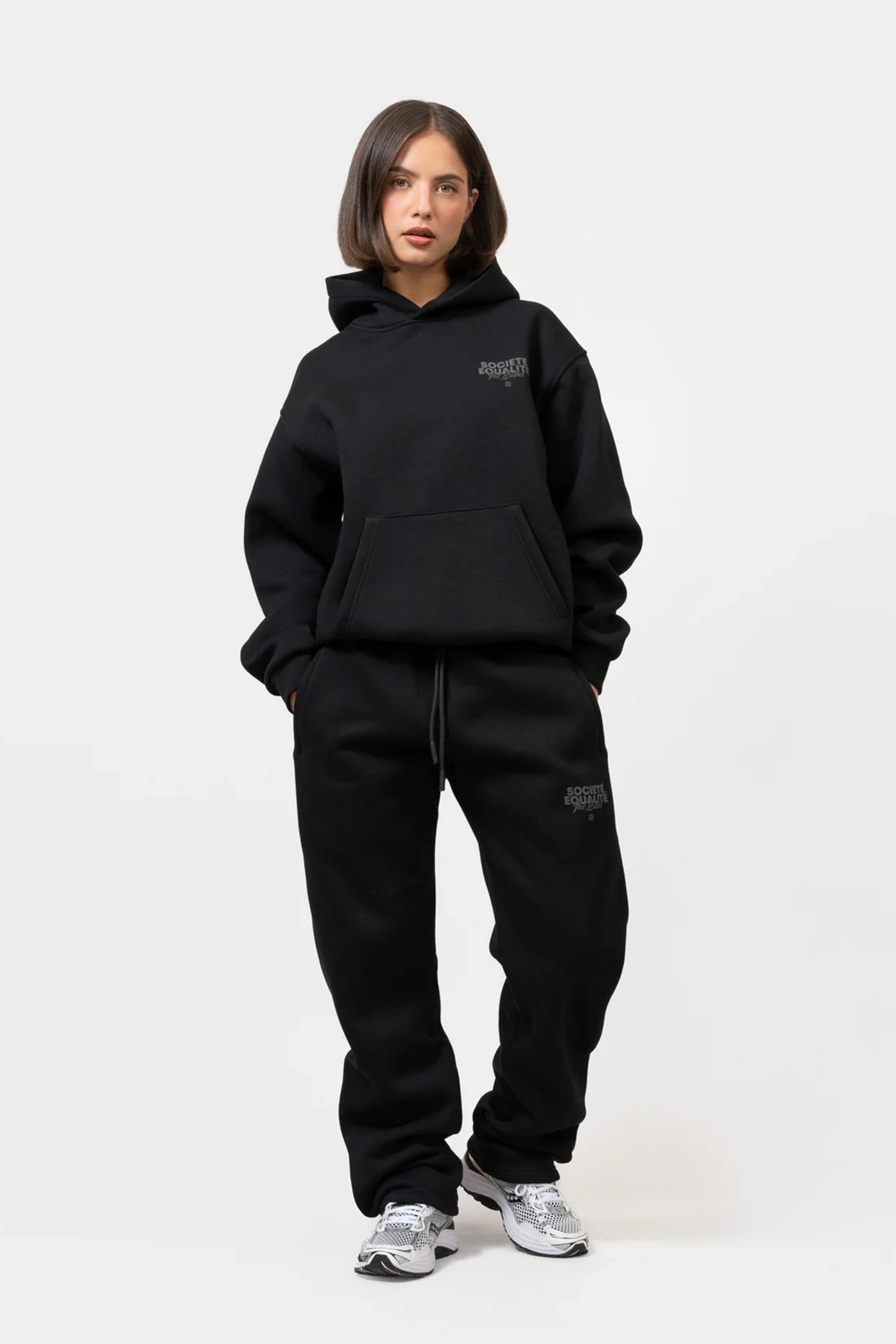 Casual heren trainingspak zwart