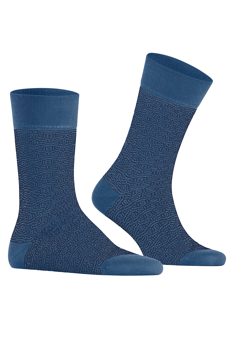 Heren sokken blauw