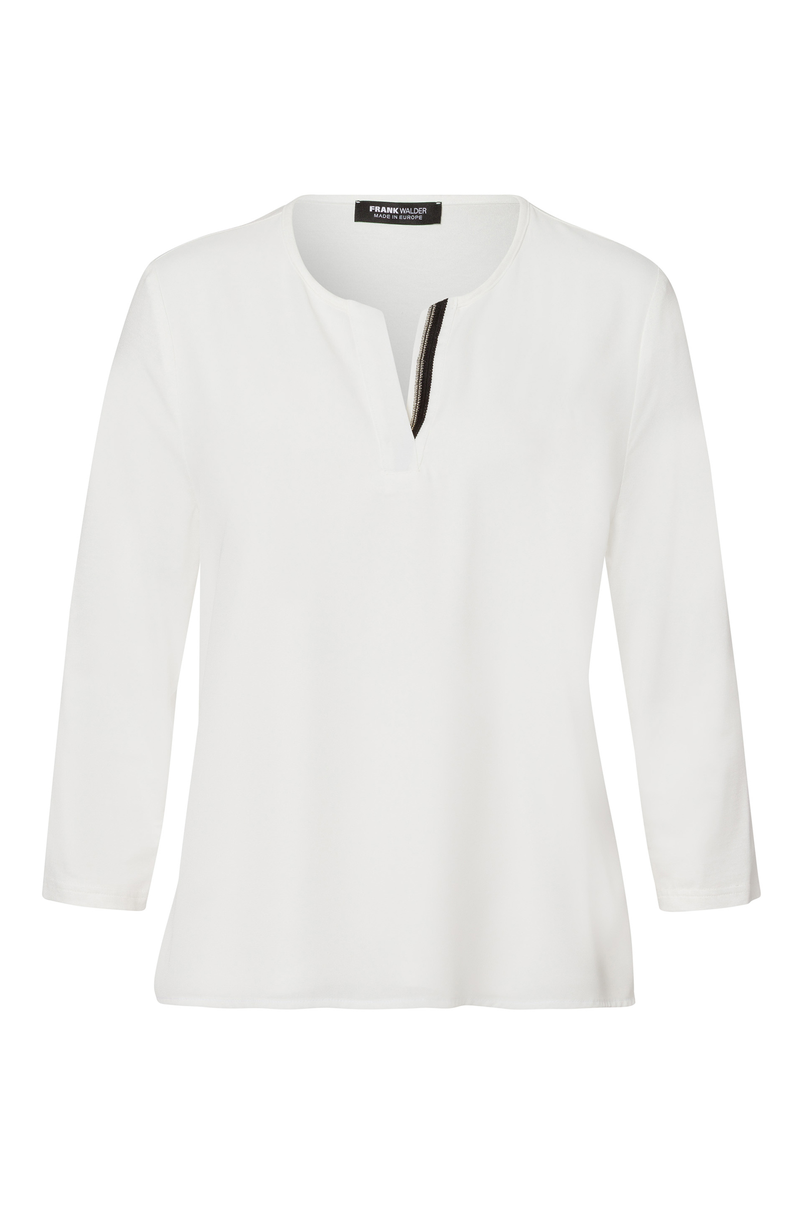 Dames blouse lange mouw wit