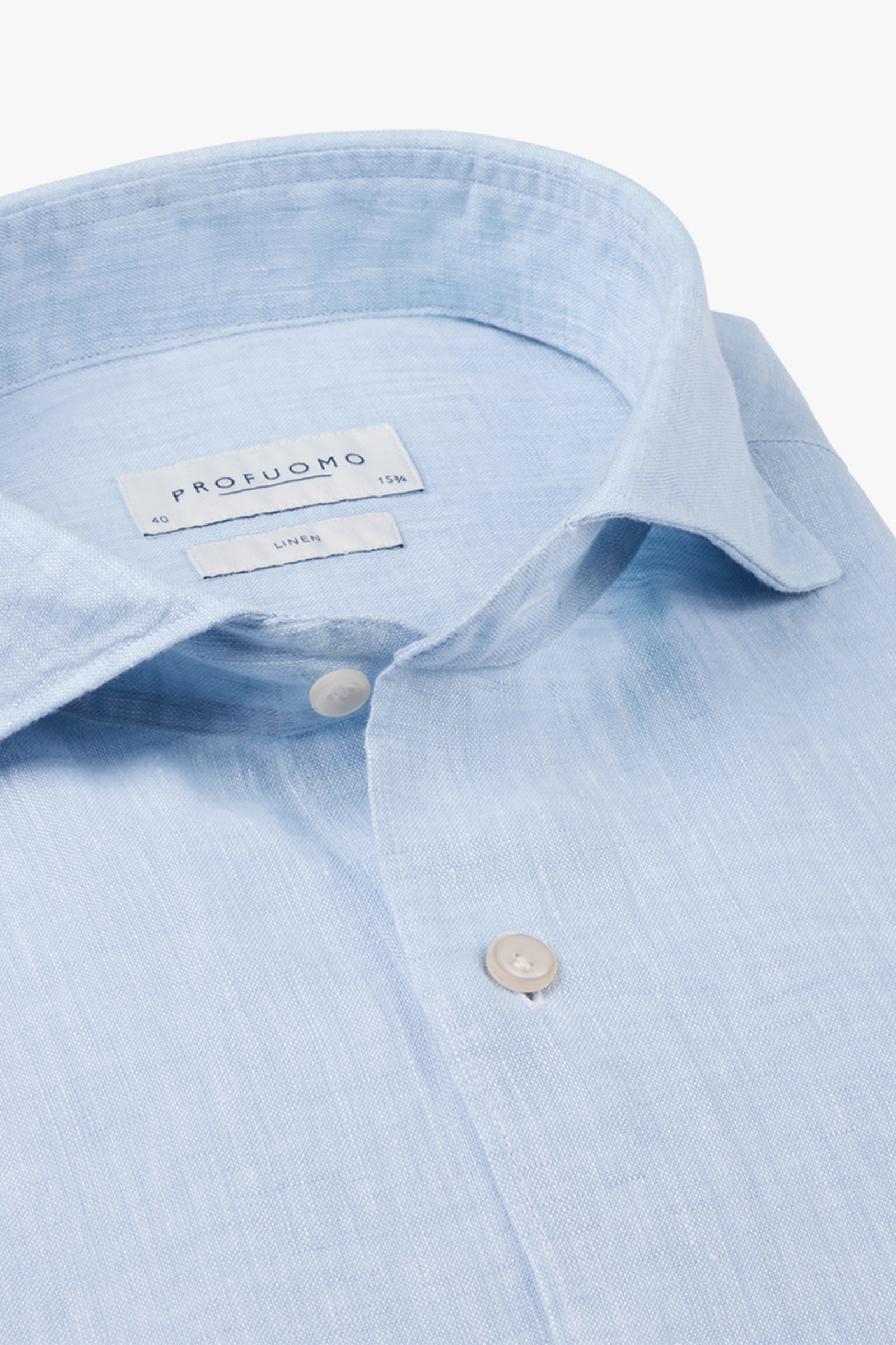 Heren overhemd lm casual blauw